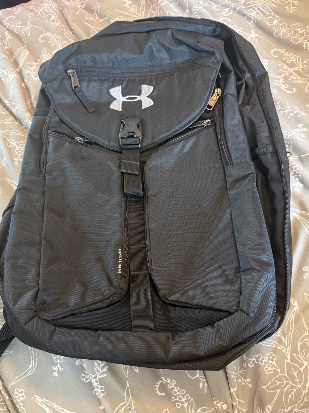 Under Armour Black Tactical-Style Men's Backpack with Front Buckle